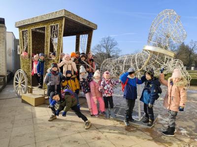 Prvňáčci na zámku Loučeň