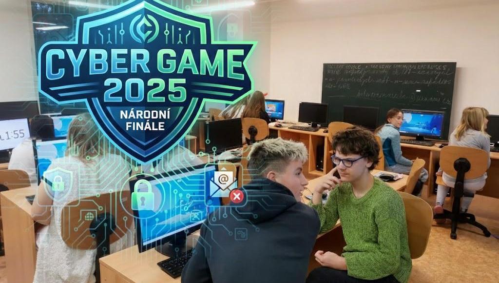 Naši žáci v národním finále kybernetické soutěže CyberGame 2025