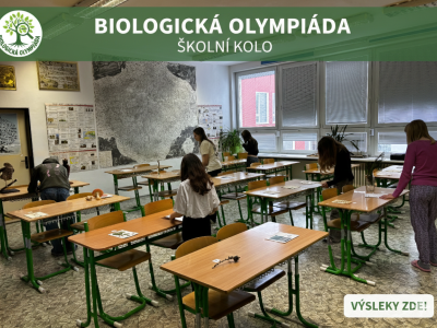 Výsledky školního kola Biologické olympiády