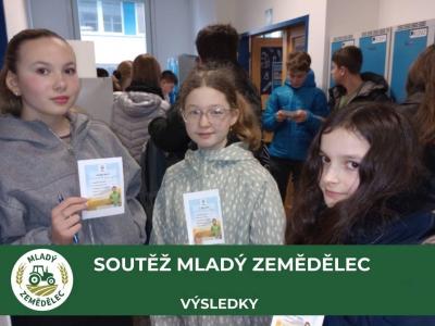 2. místo v regionálním kole soutěže Mladý zemědělec
