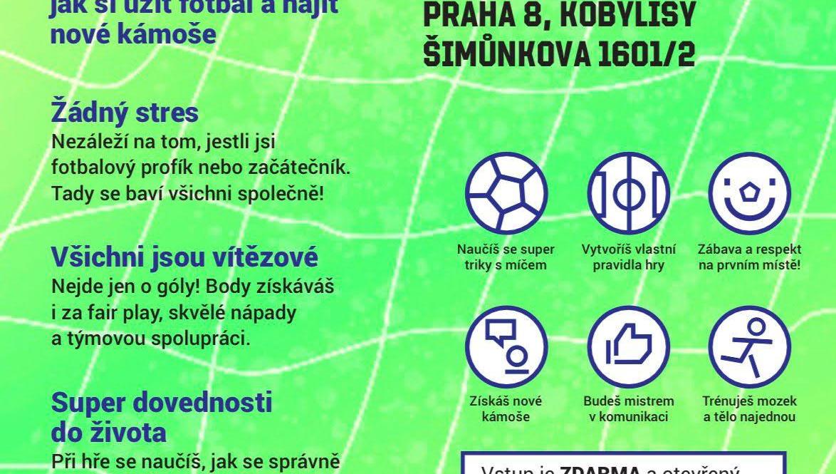 Pozvánka: Open trénink F3 fotbalu v Praze 8