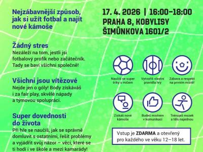 Pozvánka: Open trénink F3 fotbalu v Praze 8