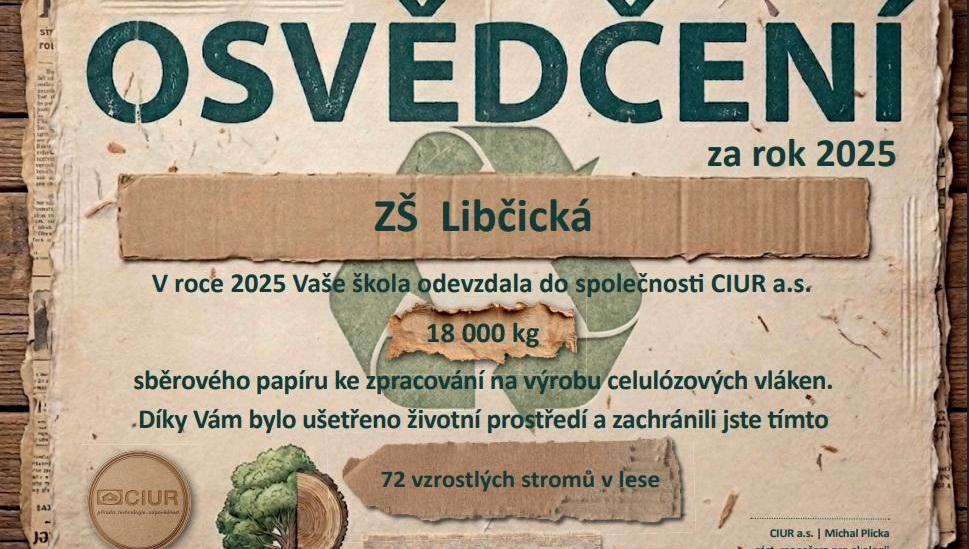 Úspěch v recyklaci papíru: Zachránili jsme 72 stromů!