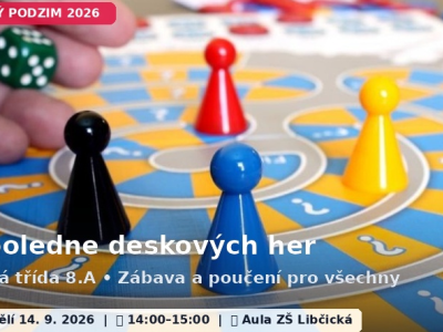 Čimický podzim 2026 – odpolední program 14.9.