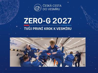 Mise Zero-G 2027: Zažij stav beztíže a staň se součástí české žákovské posádky!