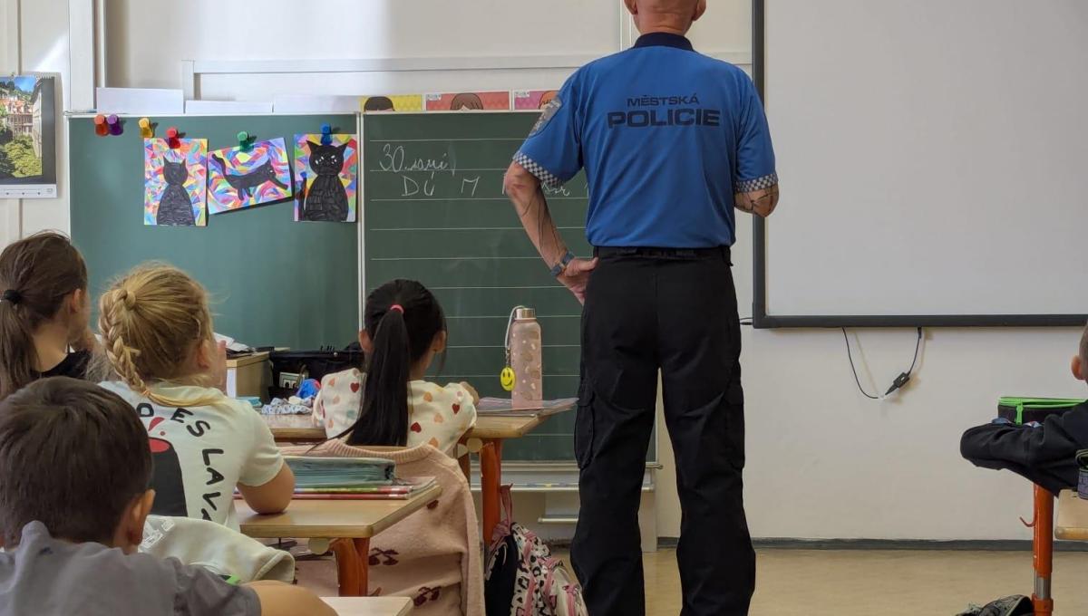 Přednášky městské policie pro žáky
